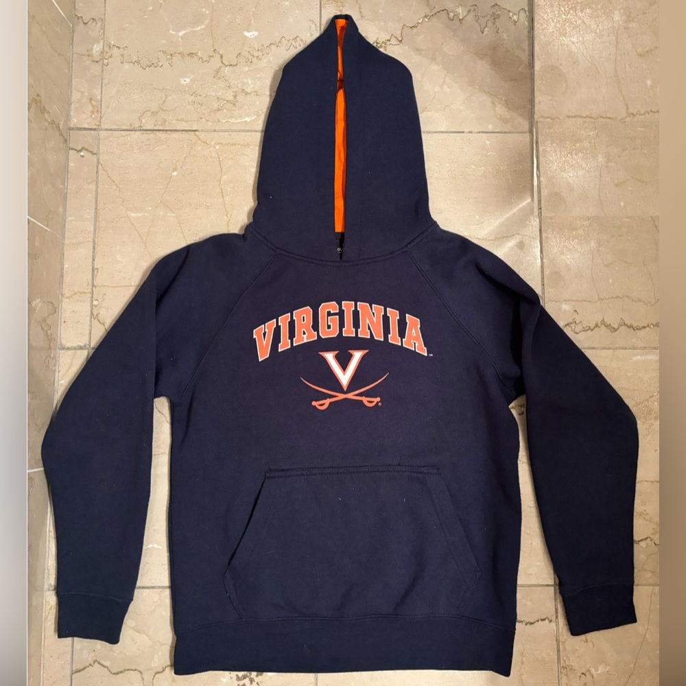 Youth Virginia Cavalier’s Navy Colosseum Pullover Hoodie
